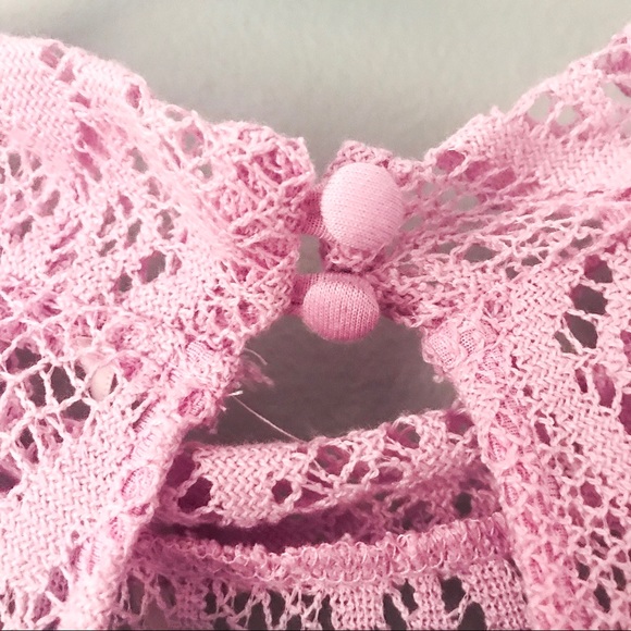 NWT Free People Wisteria Mock Neck Lace Dress - Picture 5 of 7